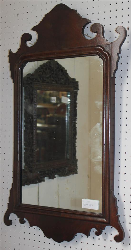 Fret cut wall mirror